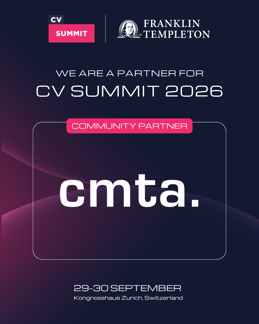 CMTA - CV Summit 2026 - Community Partnership